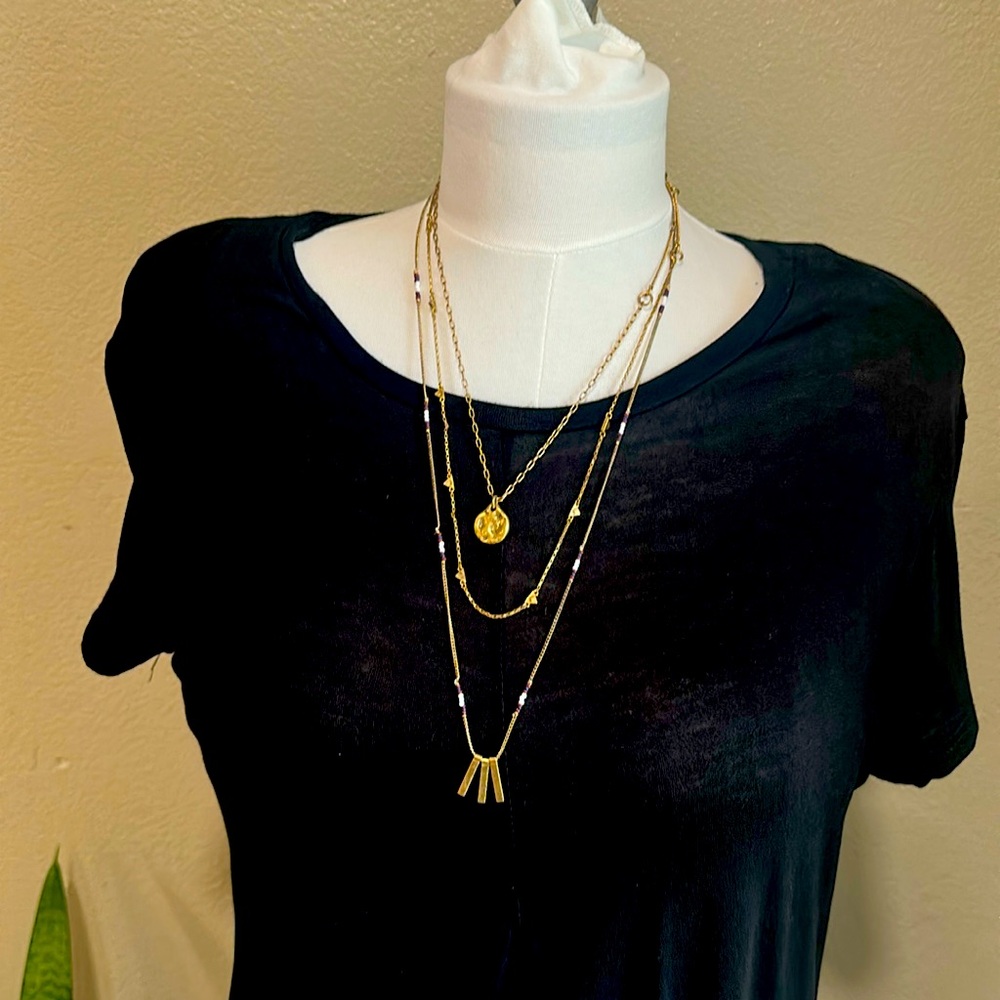 Madewell 3 piece necklace
